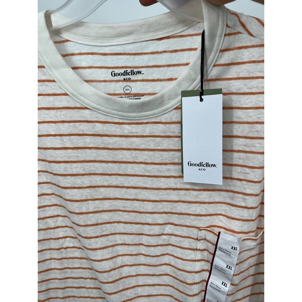 Goodfellow & Co Men's Standart Fit Short Sleeve Hemp Cotton T-Shirt XXL - Picture 5 of 5